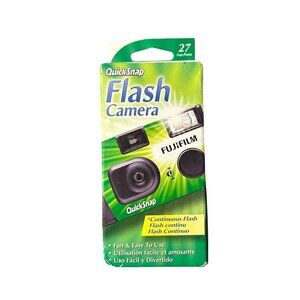 Fujifilm QuickSnap Flash Camera 27 Exposures Disposable Film Camera